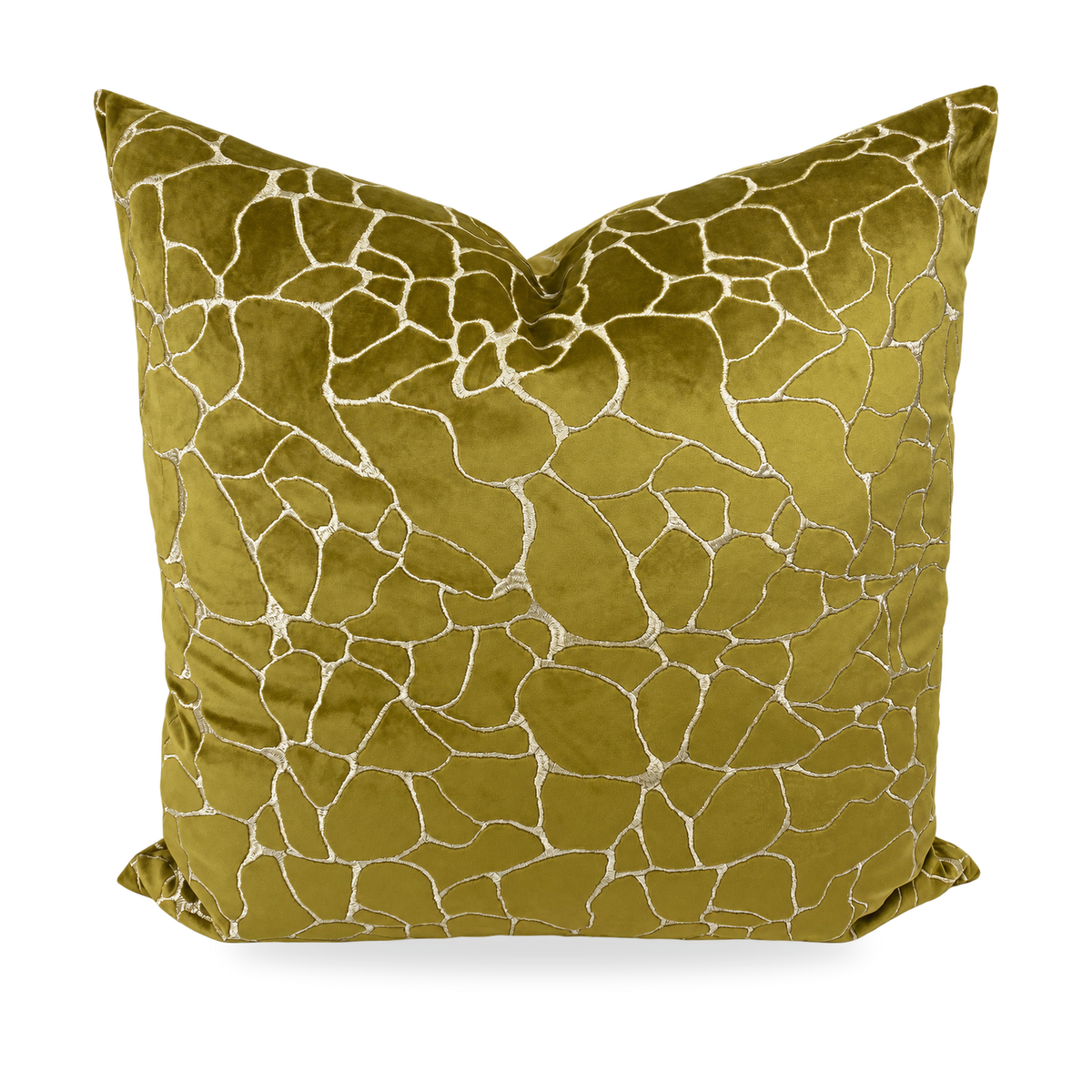 Dare Sulfur – 24" × 24" Luxury Square Pillow