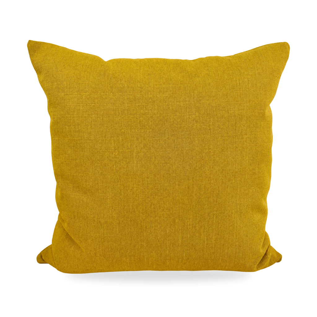 French Yellow – 24" × 24" Luxury Square Pillow