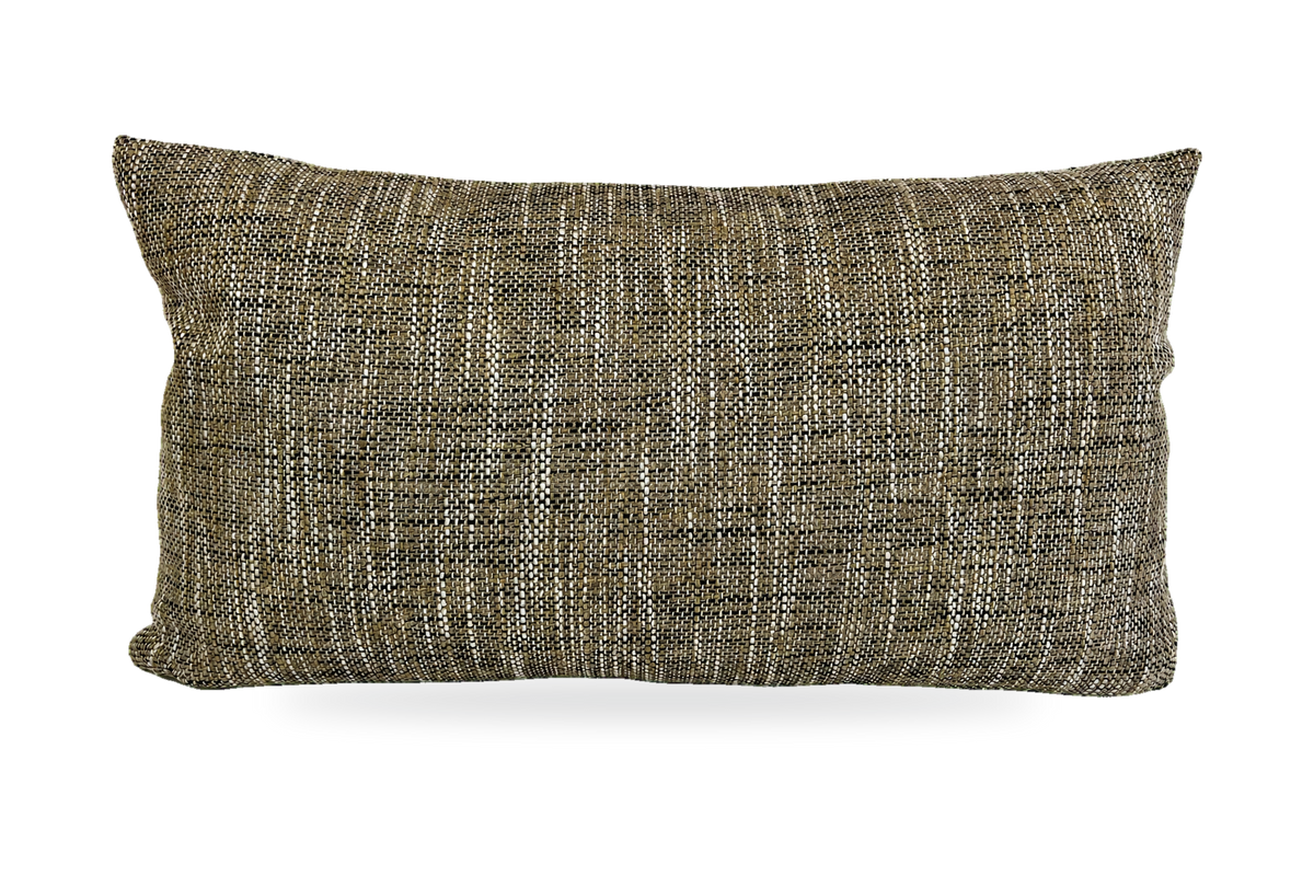 Grasscloth Granite – 24" × 14" Luxury Lumbar Pillow