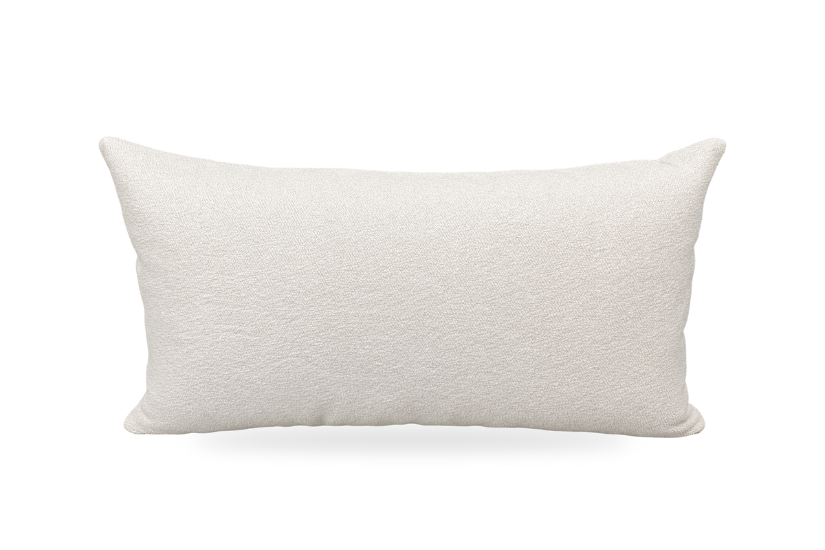 Waikiki Sand – 22" × 12" Luxury Outdoor Lumbar Pillow
