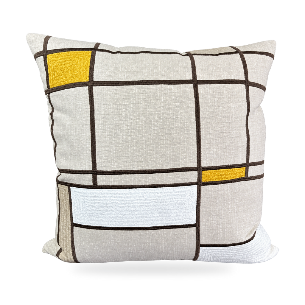 Desert Deco – 24" × 24" Luxury Square Pillow