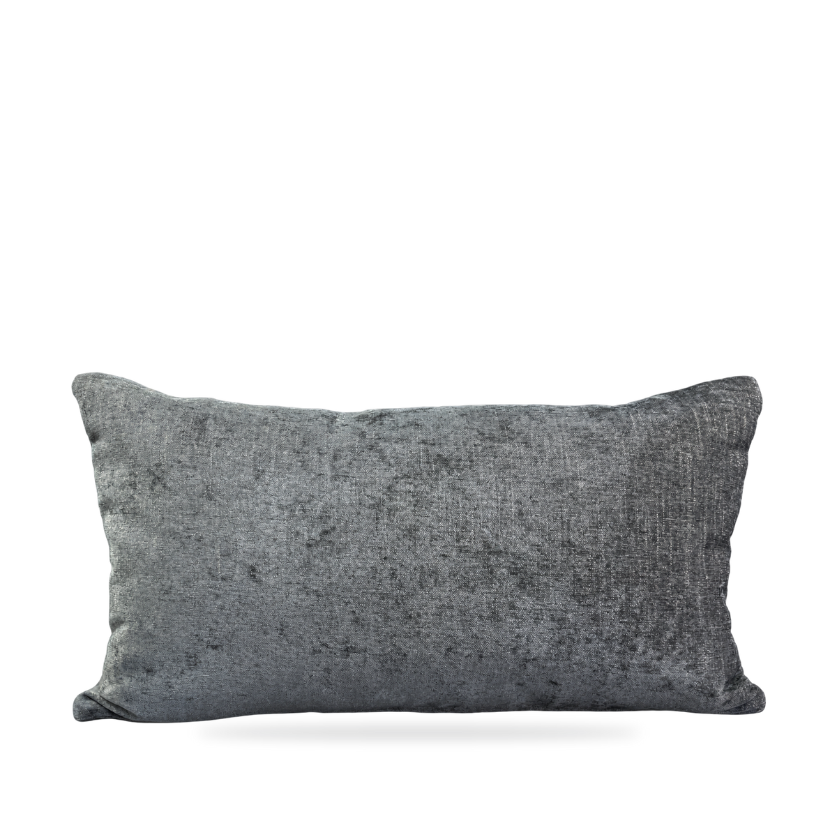 Steel Gray – 24" × 14" Luxury Lumbar Pillow