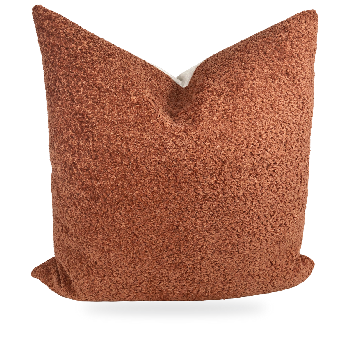 Snuggle Rust – 24" × 24" Luxury Square Pillow