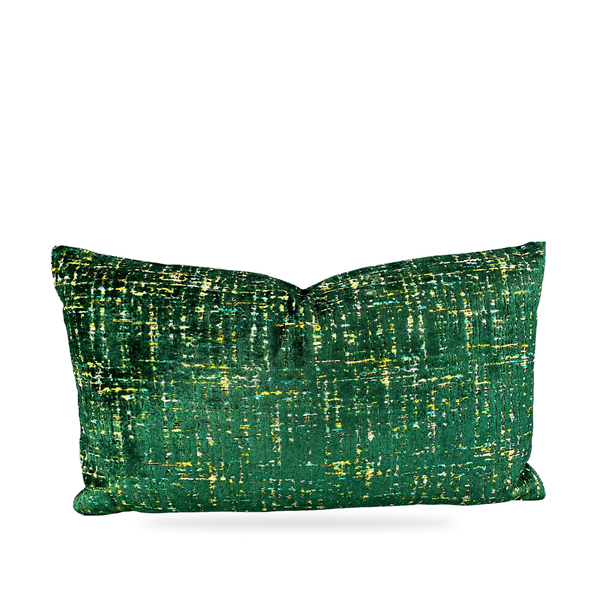 Moonstruck Emerald – 24" × 14" Luxury Lumbar Pillow