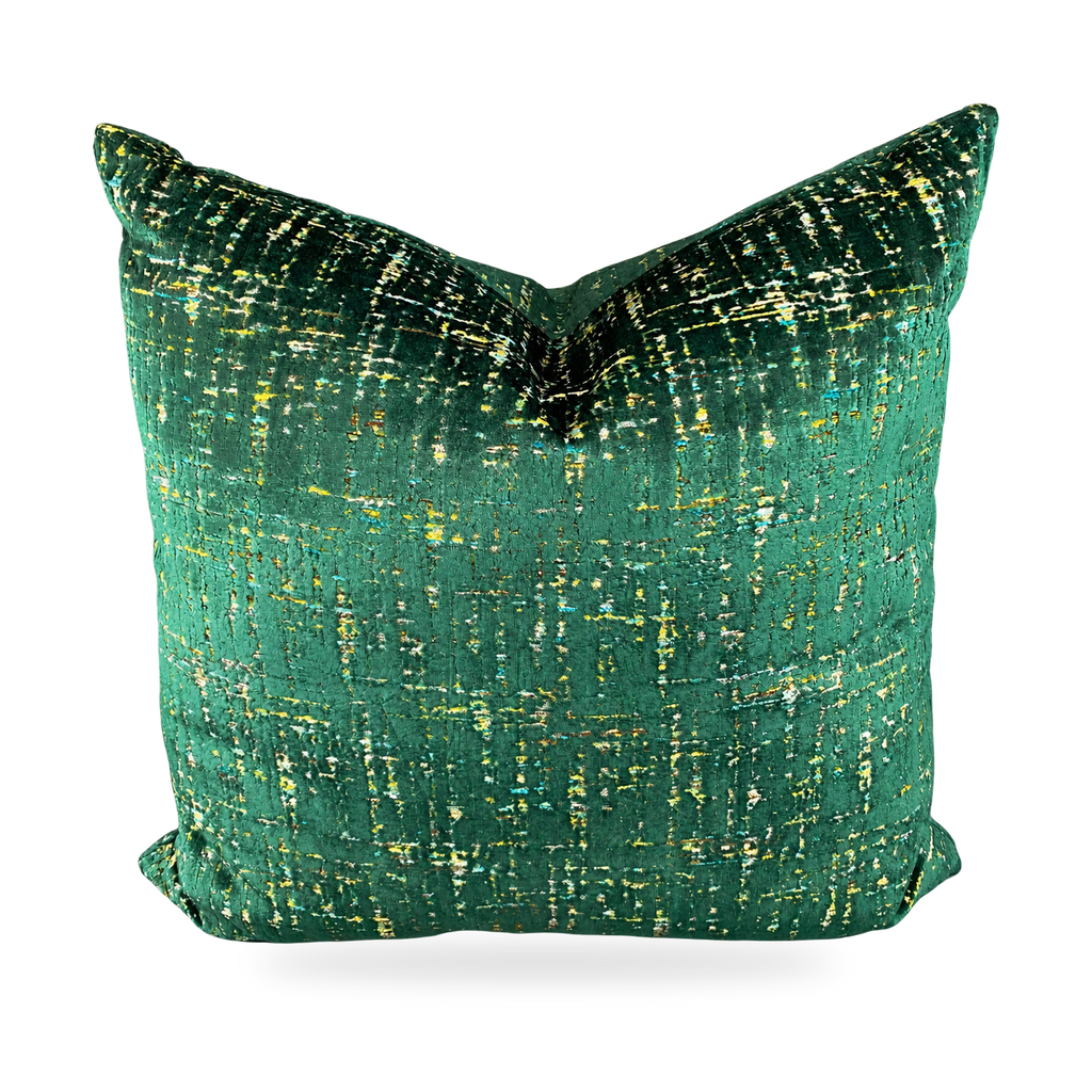 Moonstruck Emerald – 24" × 24" Luxury Square Pillow