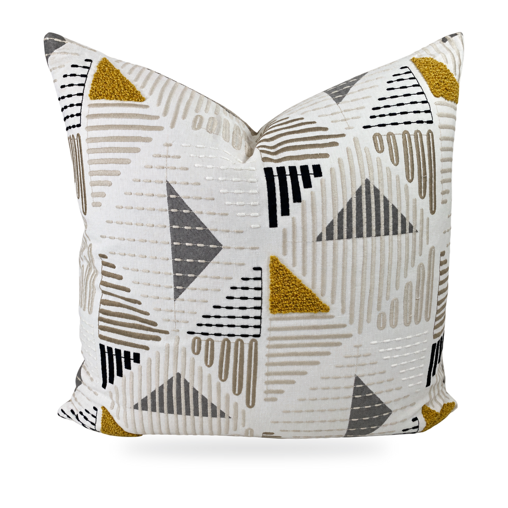 Geoscape – 24" × 24" Luxury Square Pillow