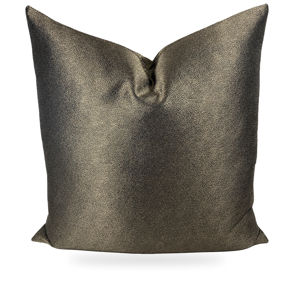 Golden Hide – 24" × 24" Luxury Square Pillow