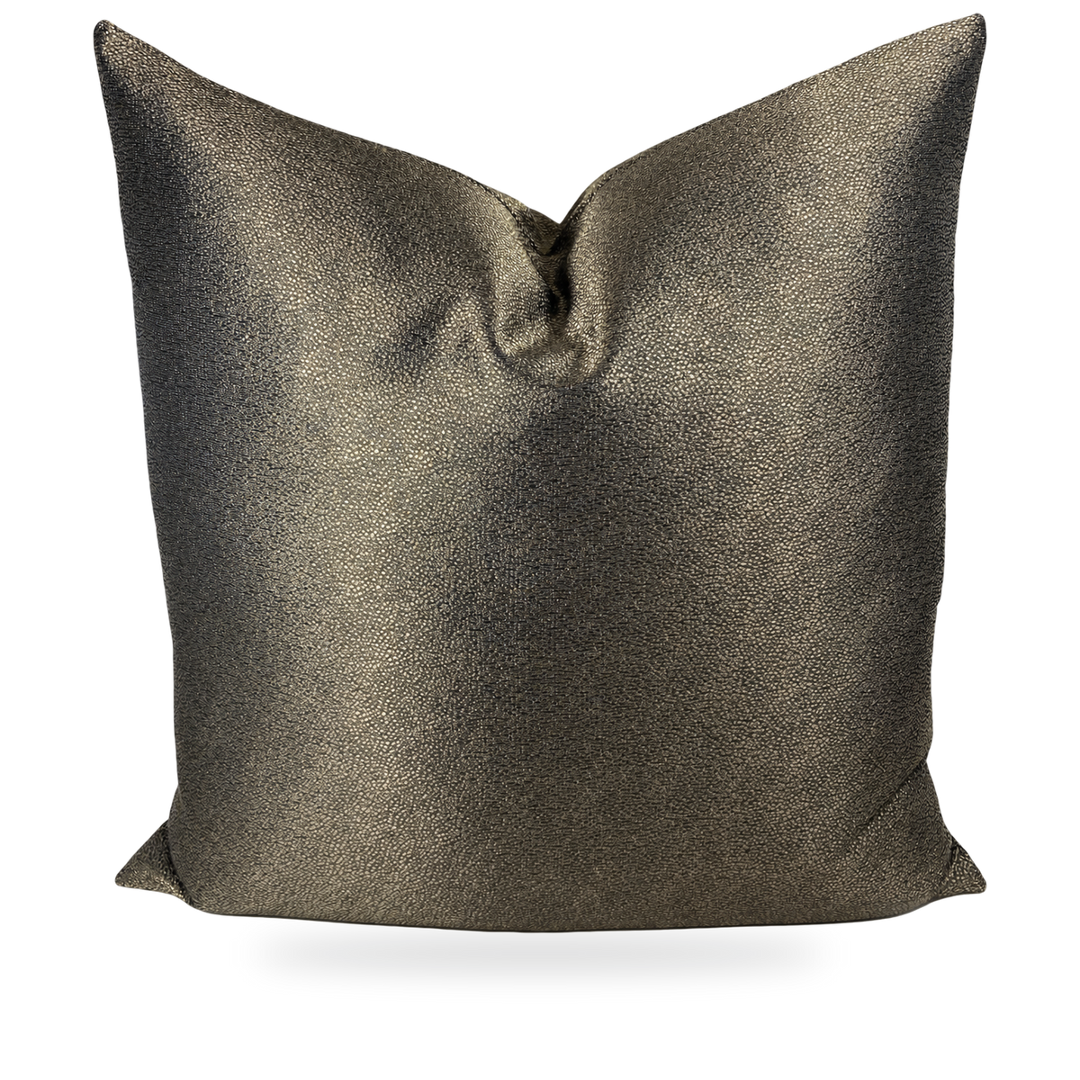 Golden Hide – 24" × 24" Luxury Square Pillow