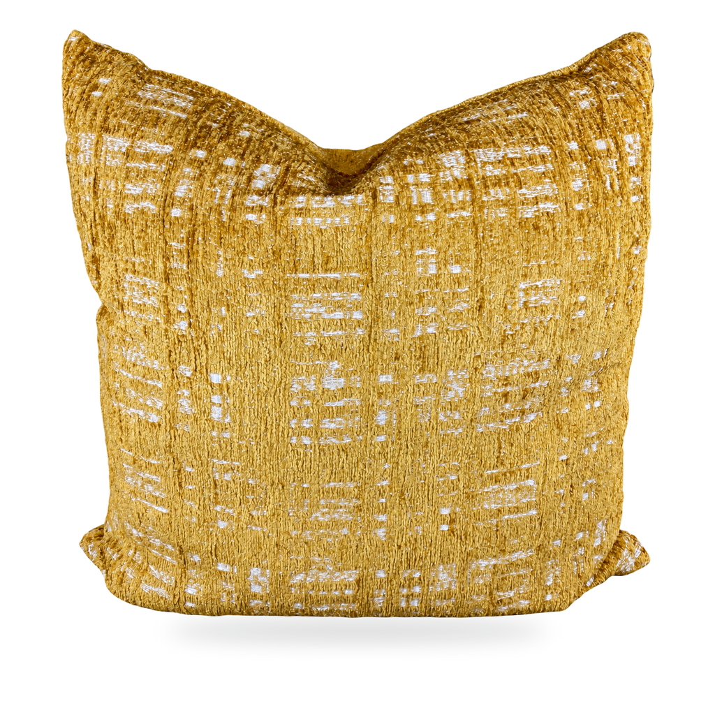 Collateral Golden – 24" × 24" Luxury Square Pillow