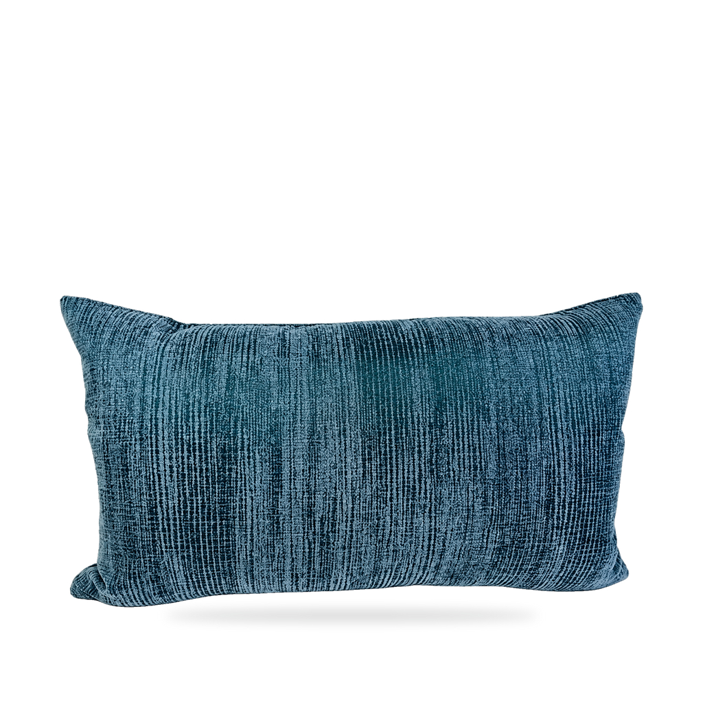 Coronado Blue – 24" × 14" Luxury Lumbar Pillow