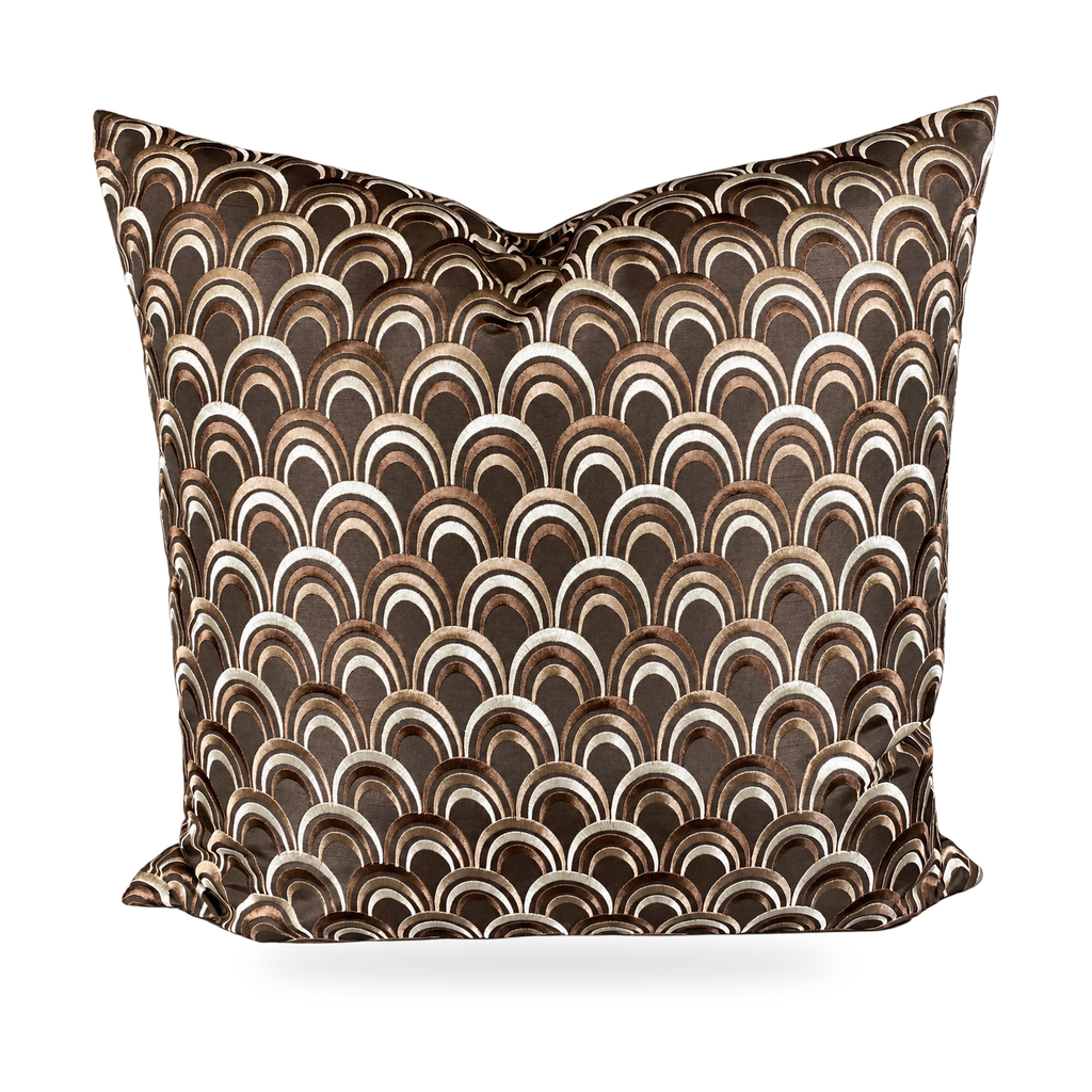 Chocolate Delight – 24" × 24" Luxury Square Pillow