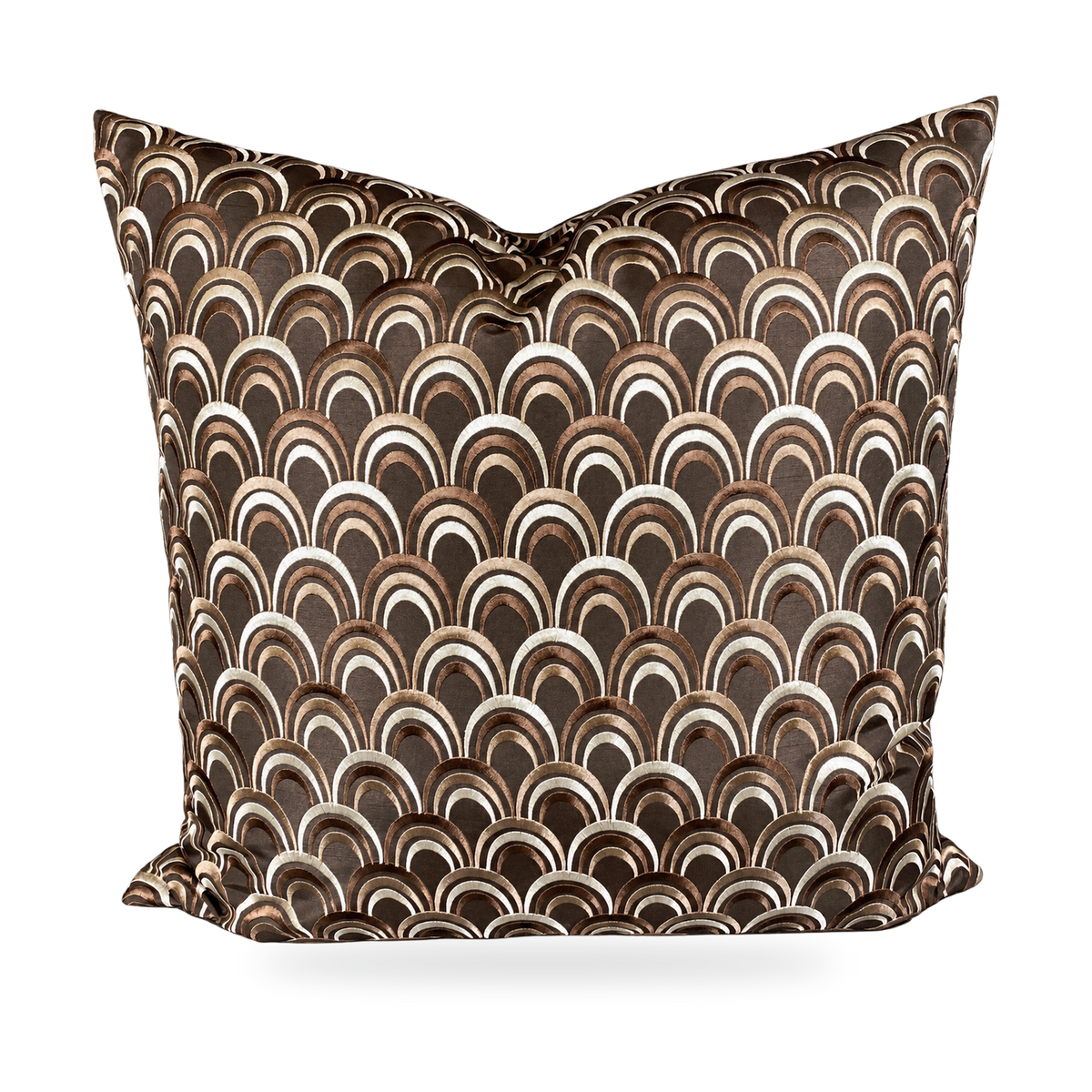 Chocolate Delight – 24" × 24" Luxury Square Pillow