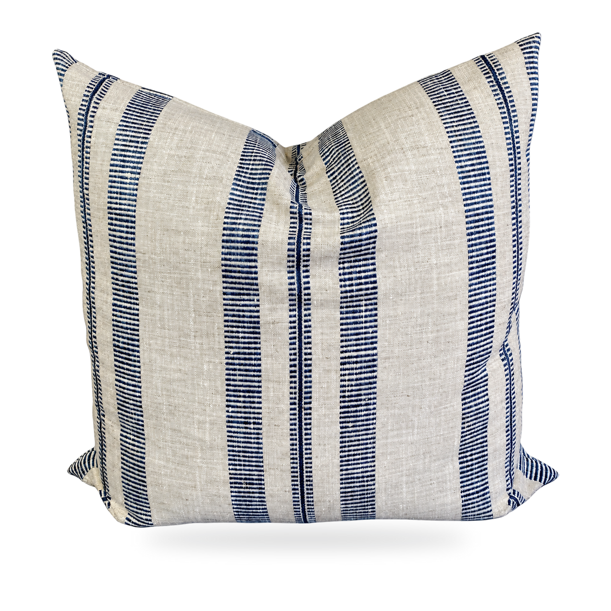 Double Issue Indigo – 24" × 24" Luxury Square Pillow