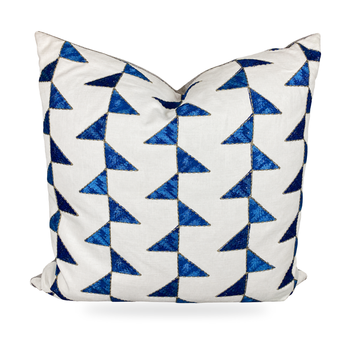 Alignment Lapis – 24" × 24" Luxury Square Pillow
