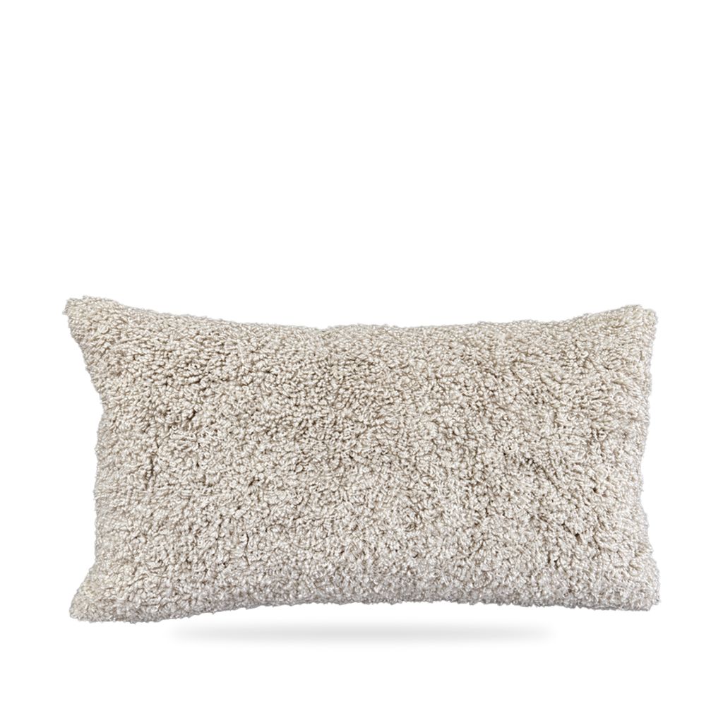Poodle Sand – 24" × 14" Luxury Lumbar Pillow