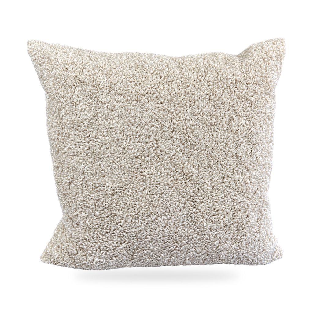 Poodle Sand – 24" × 24" Luxury Square Pillow