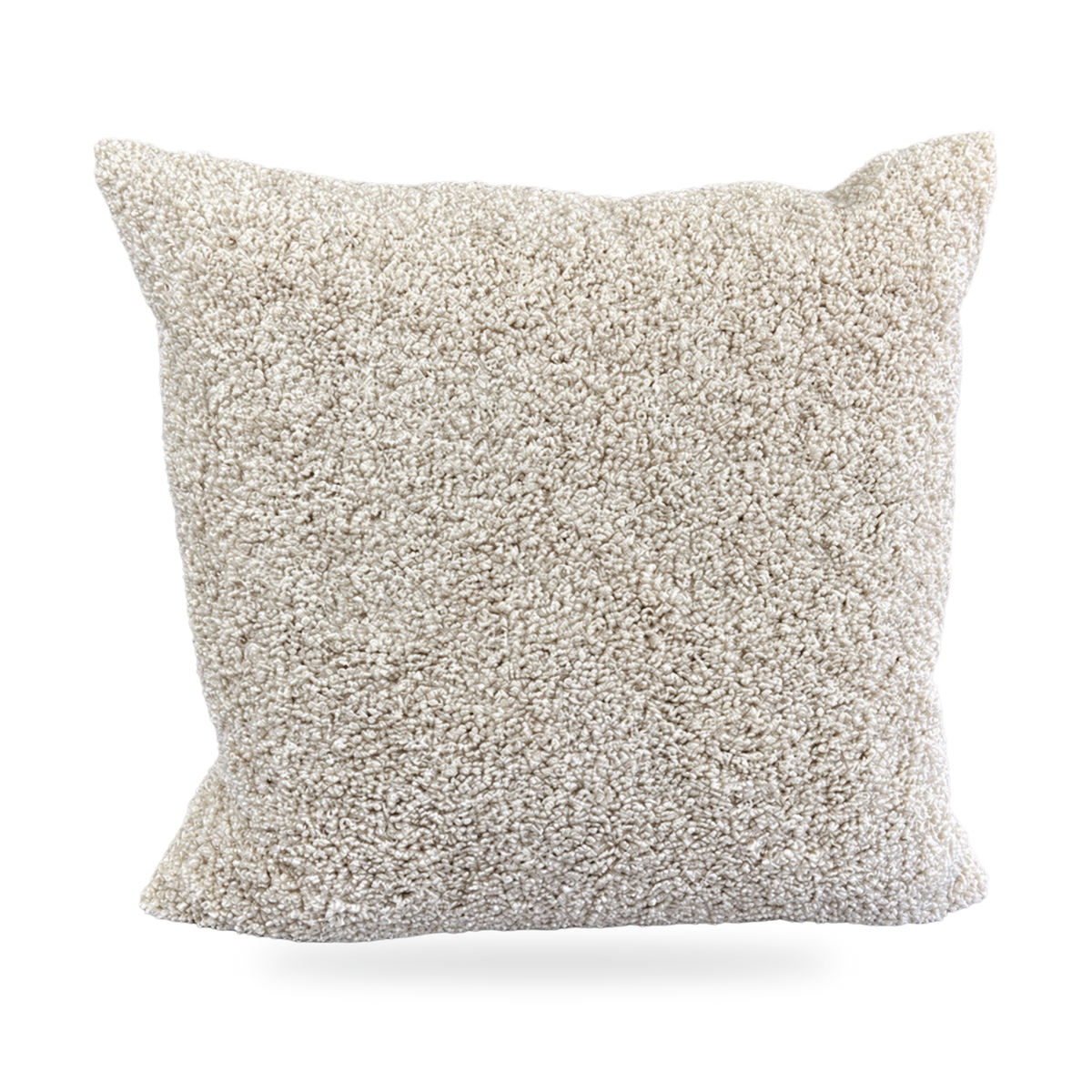 Poodle Sand – 24" × 24" Luxury Square Pillow