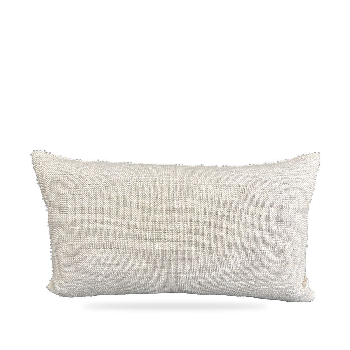 Sandstone Weave – 24" × 14" Luxury Lumbar Pillow