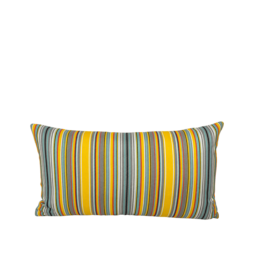 Summer Party – 22" × 12" Luxury Outdoor Lumbar Pillow
