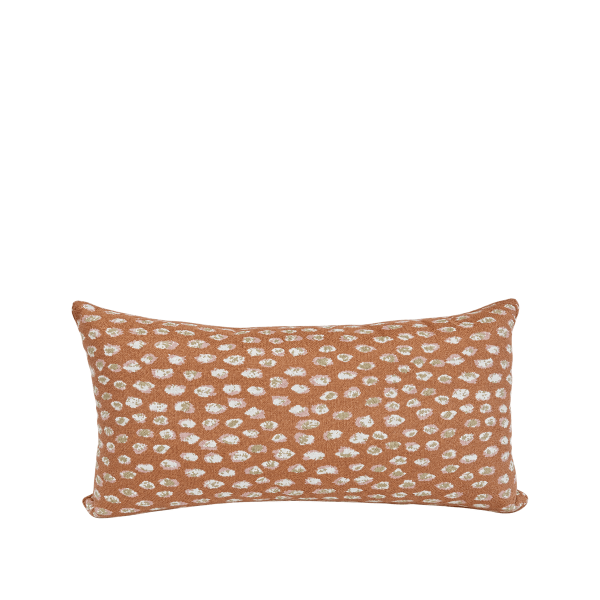 Pink Leopard Sorbet – 22" × 12" Luxury Outdoor Lumbar Pillow