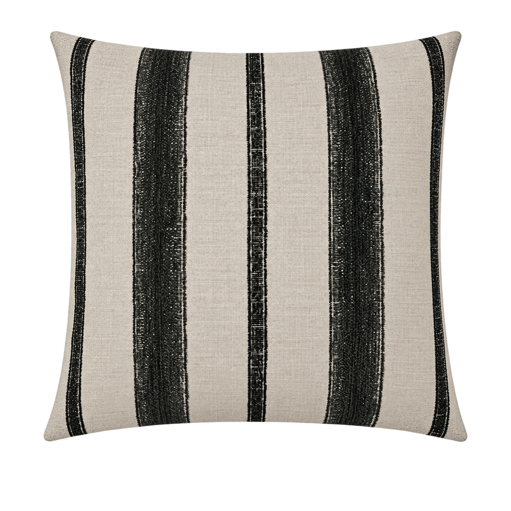 Lindor Charcoal – 24" × 24" Luxury Square Pillow
