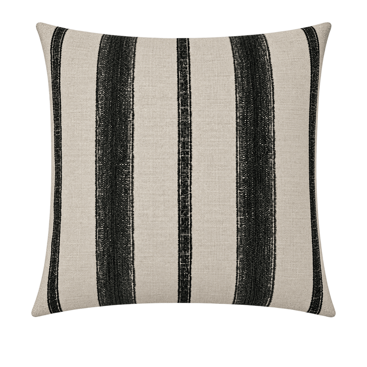 Lindor Charcoal – 24" × 24" Luxury Square Pillow