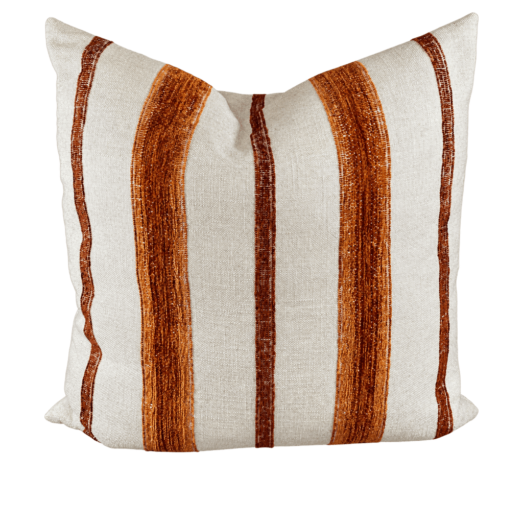 Lindor Rust – 24" × 24" Luxury Square Pillow