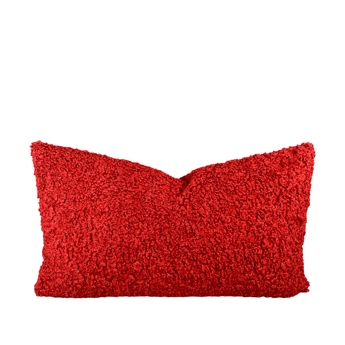 Poodle Scarlet – 24" × 14" Luxury Lumbar Pillow