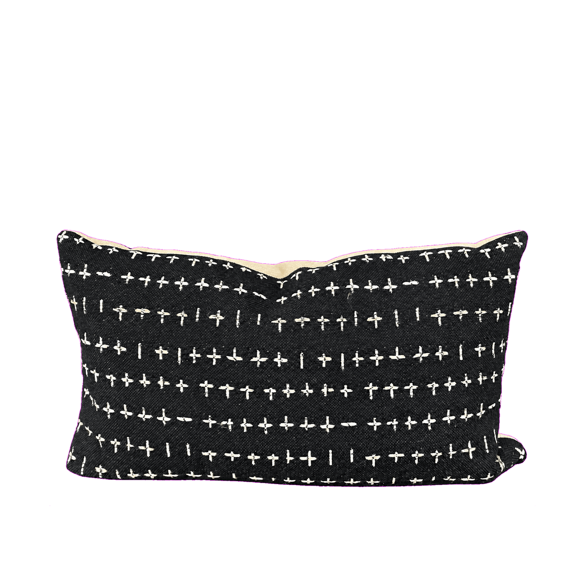 Vivid Greystone – 24" × 14" Luxury Lumbar Pillow
