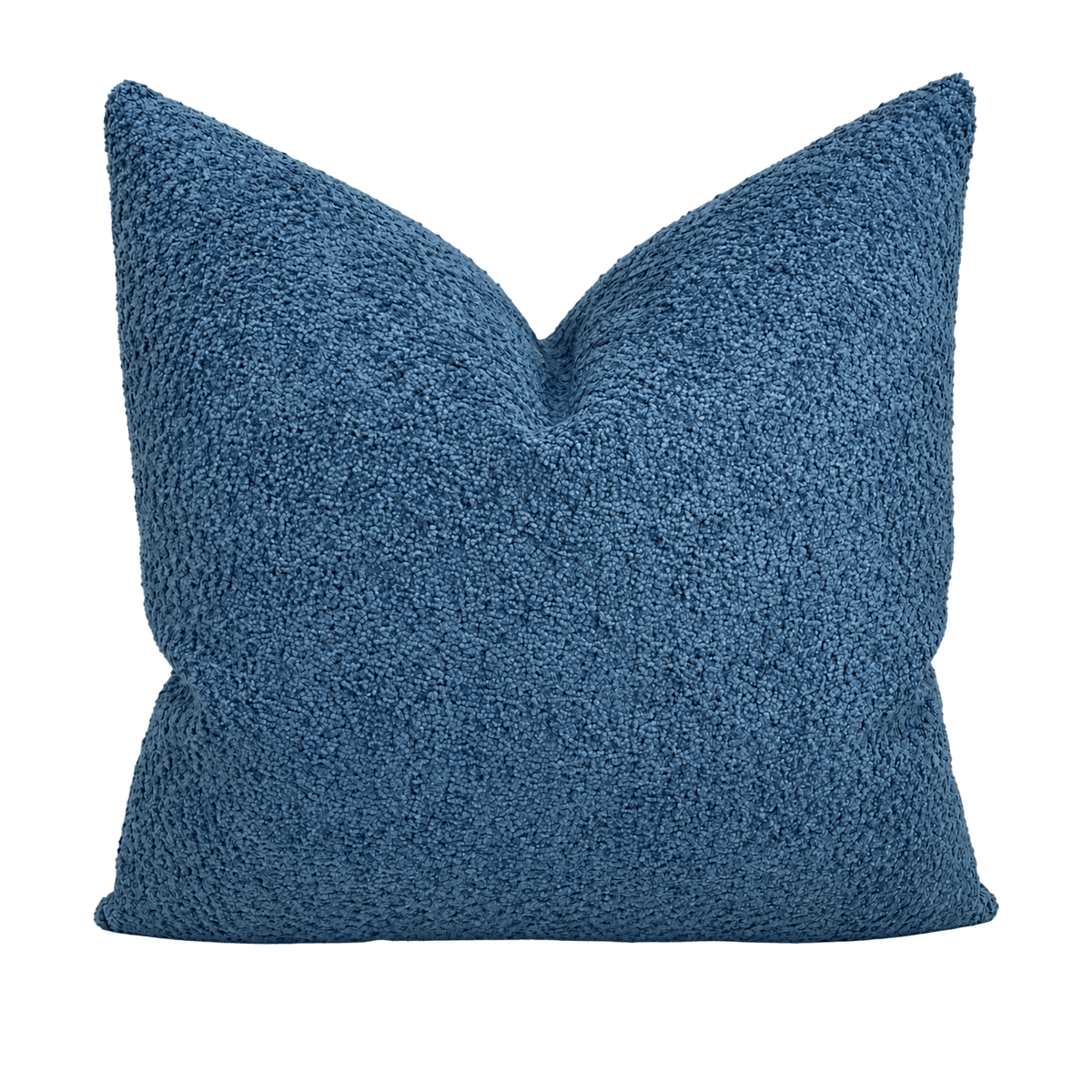 Snuggle Sapphire (Double Front) – 24" × 24" Luxury Square Pillow