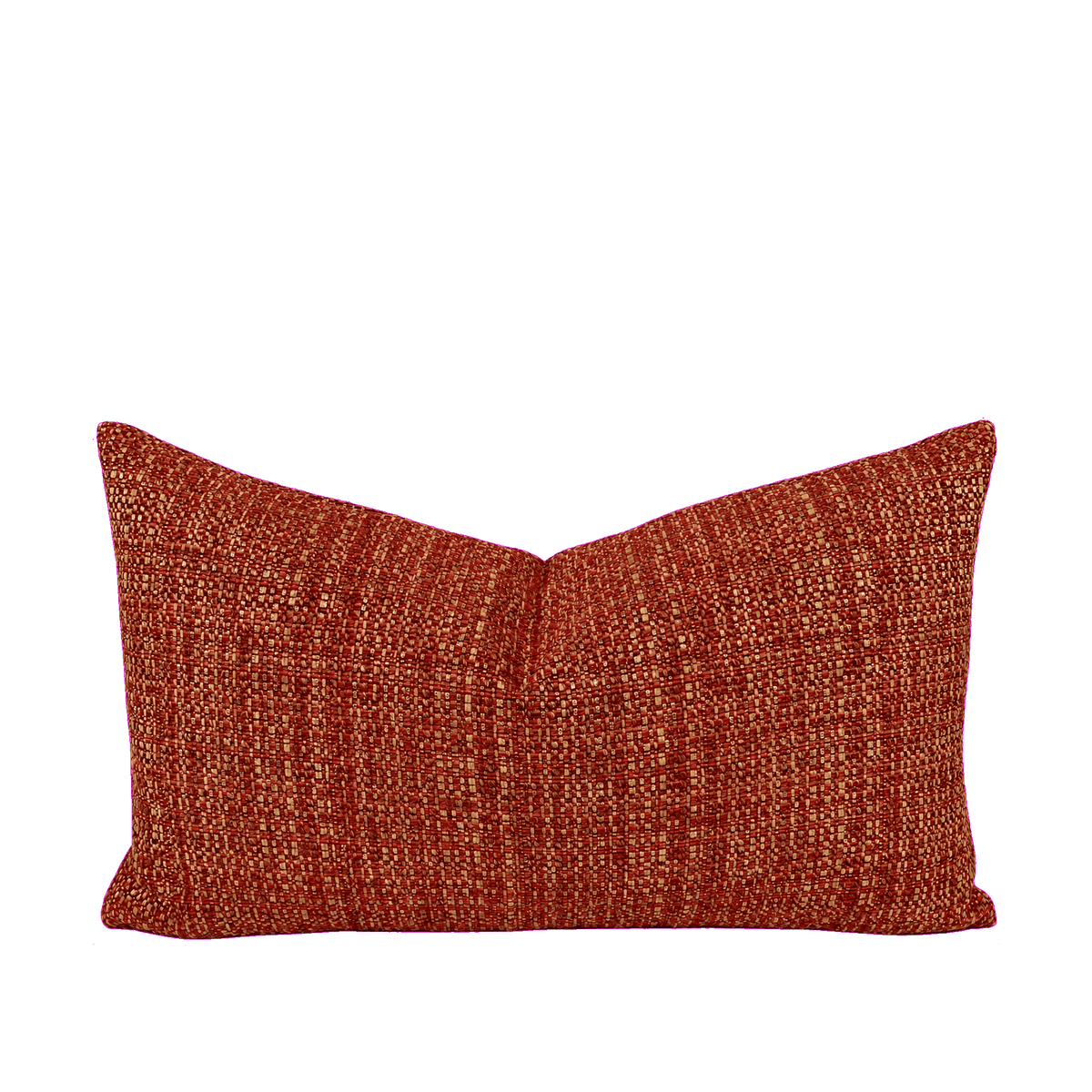 Jackie O Cinnabar – 24" × 14" Luxury Lumbar Pillow