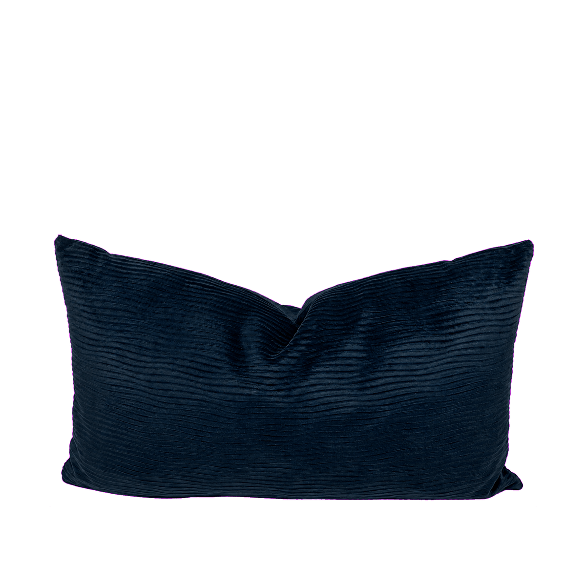 Stream Black – 24" × 14" Luxury Lumbar Pillow