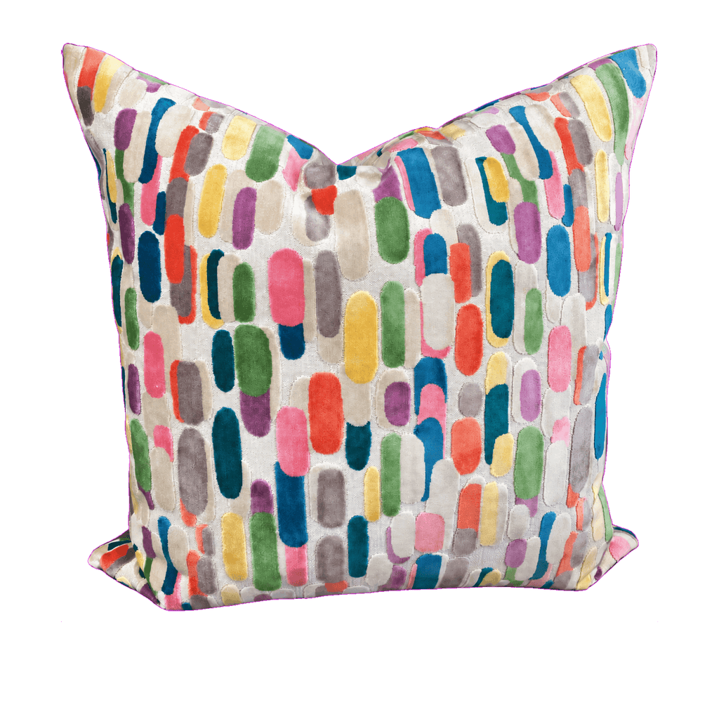 Modern Confetti – 24" × 24" Luxury Square Pillow