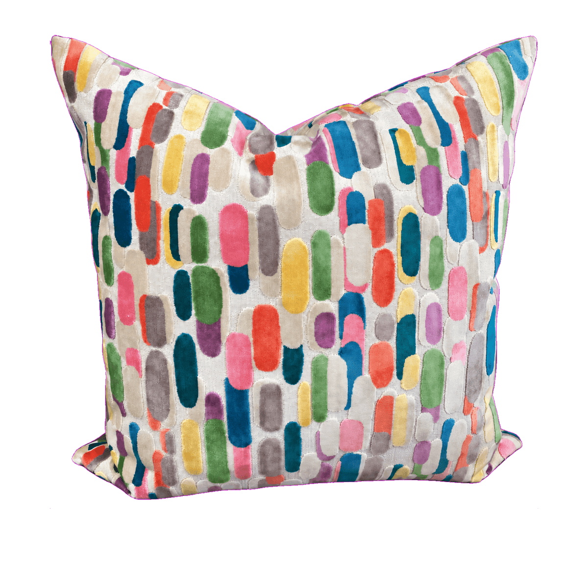 Modern Confetti – 24" × 24" Luxury Square Pillow