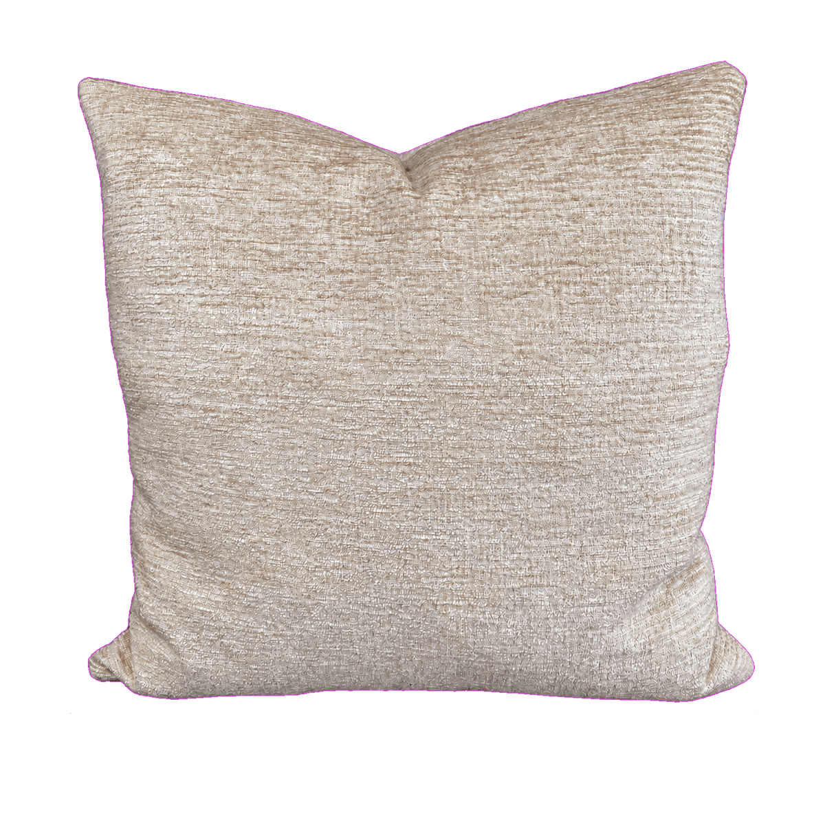 Chic Blush – 24" × 24" Luxury Square Pillow