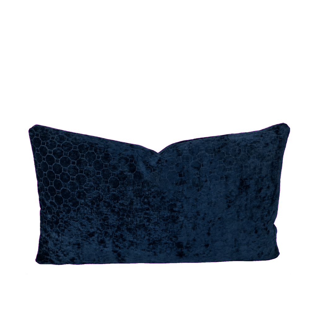 Smokey Blue – 24" × 14" Luxury Lumbar Pillow