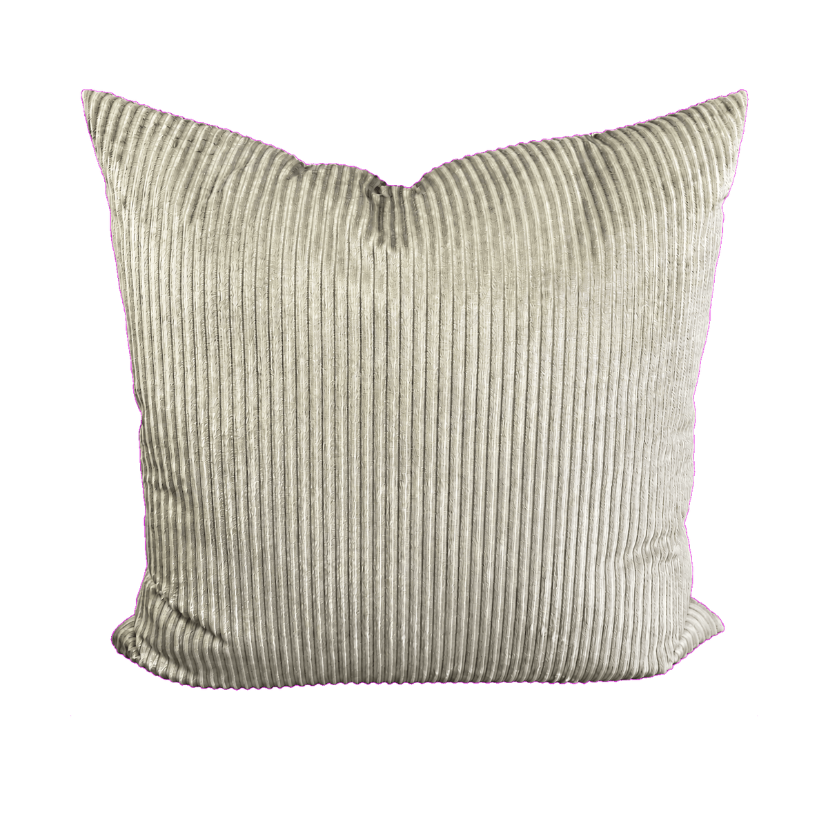 Sage Corduroy – 24" × 24" Luxury Square Pillow