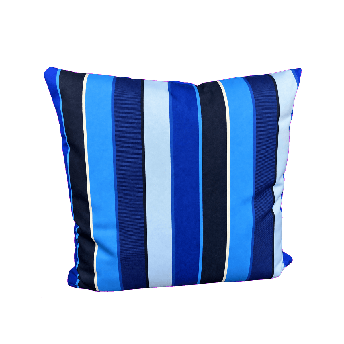 Resort Blue – 22" × 22" Luxury Outdoor Square Pillow