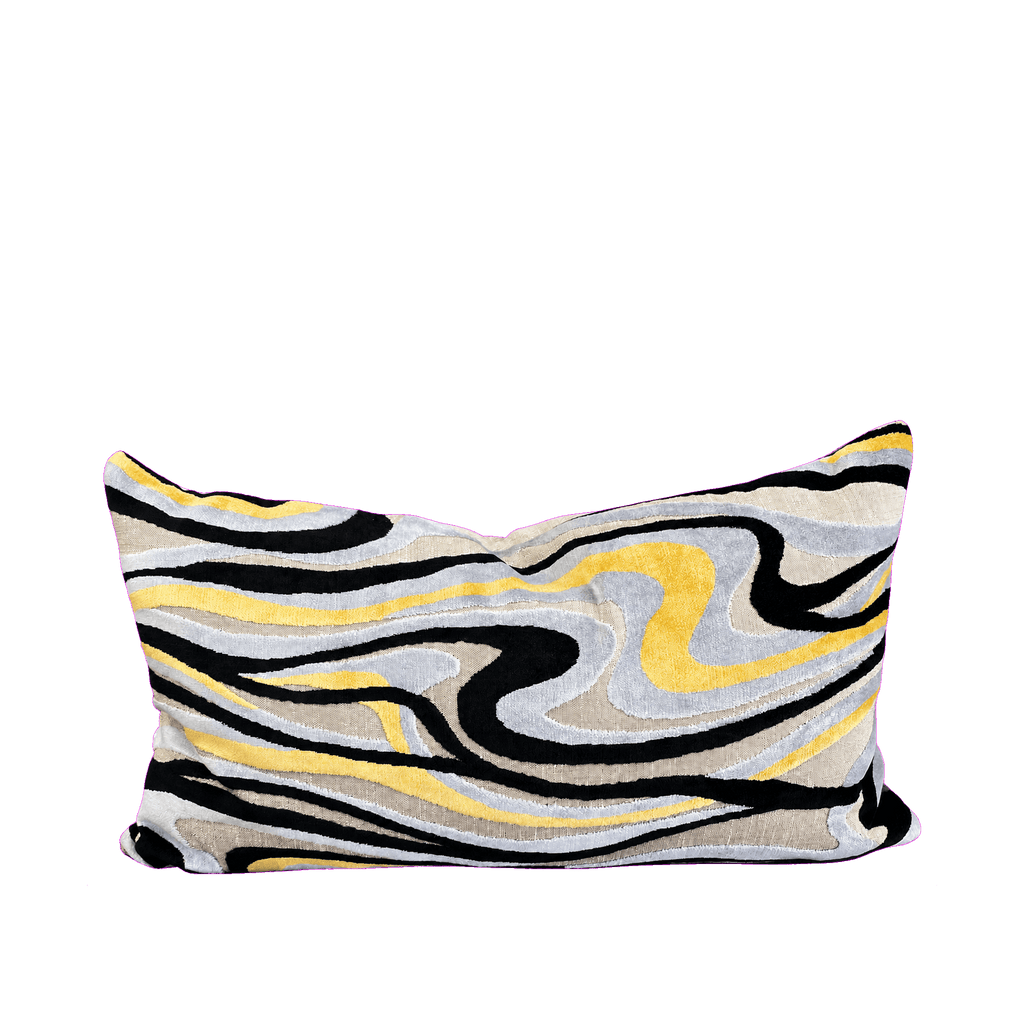 Sway Pyrite – 24" × 14" Luxury Lumbar Pillow