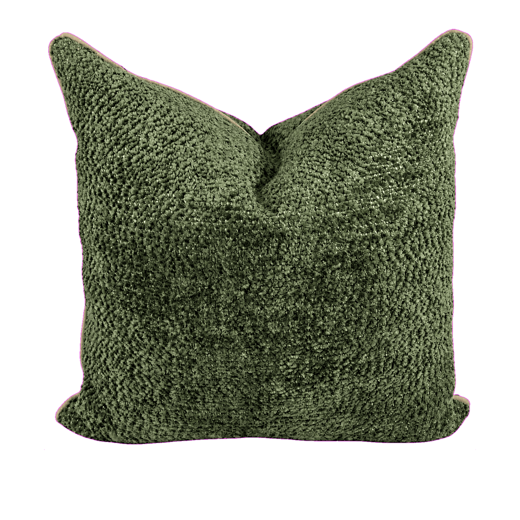 Knubby Moss – 24" × 24" Luxury Square Pillow