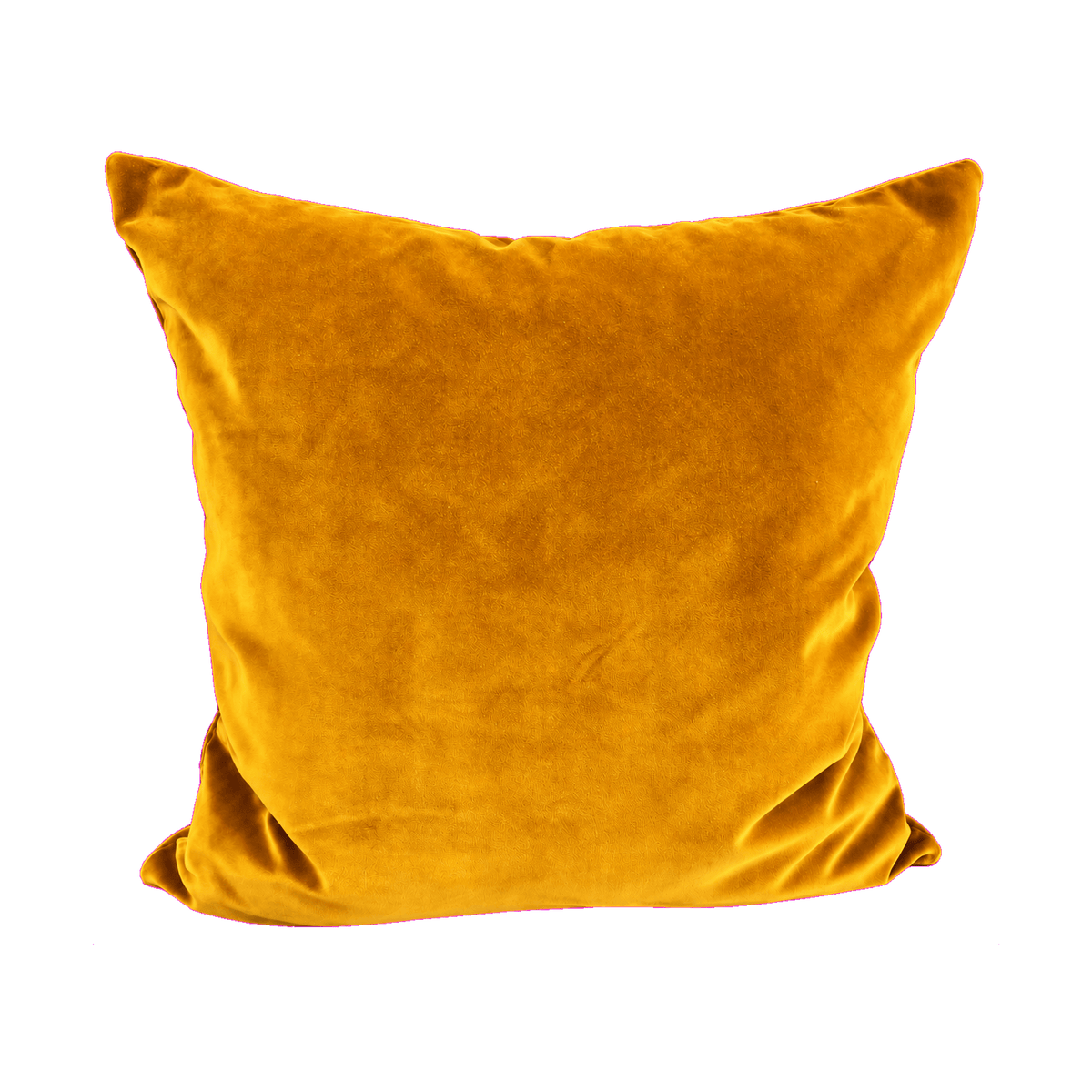 Caramel Mohair – 24" × 24" Luxury Square Pillow