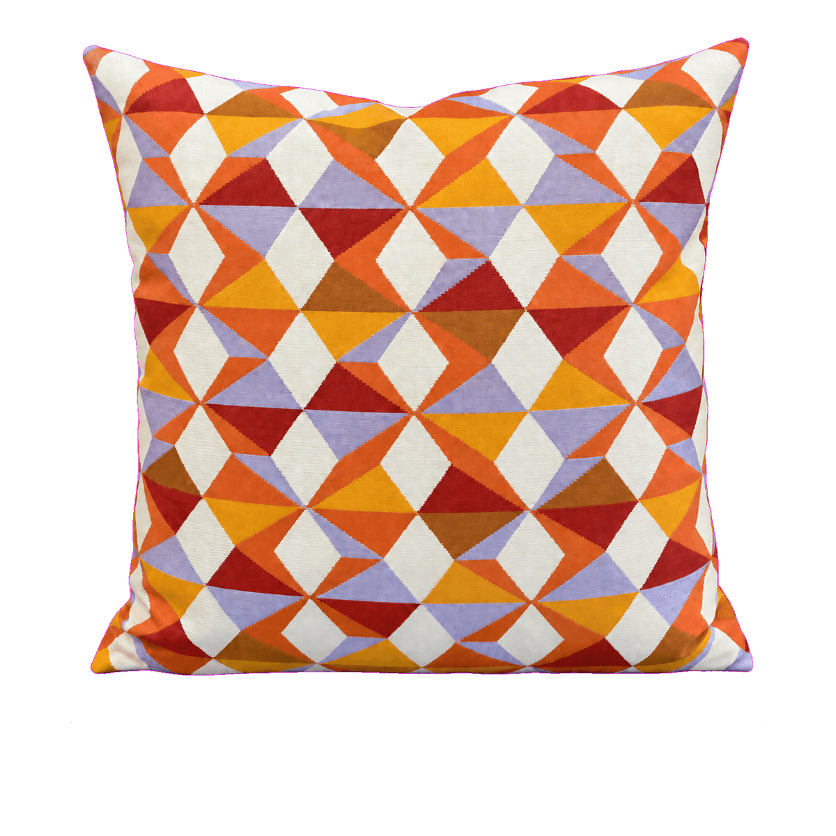 Geofire – 24" × 24" Luxury Square Pillow