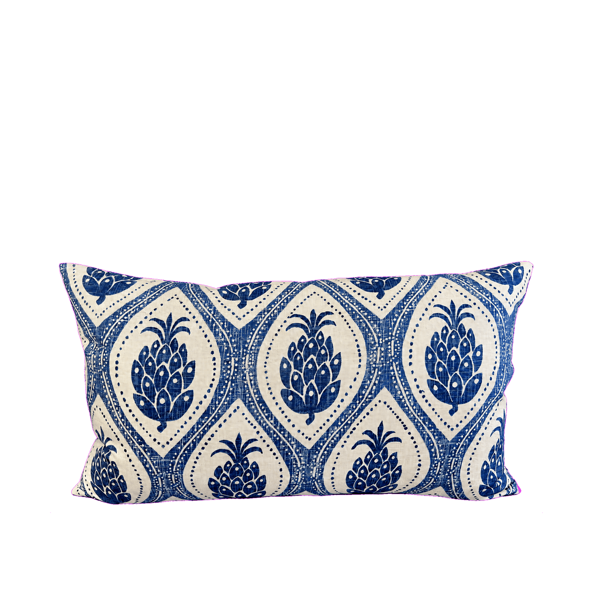 Hospitality Blue – 24" × 14" Luxury Lumbar Pillow