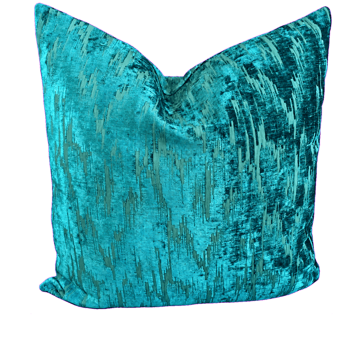 Niagara Teal – 24" × 24" Luxury Square Pillow