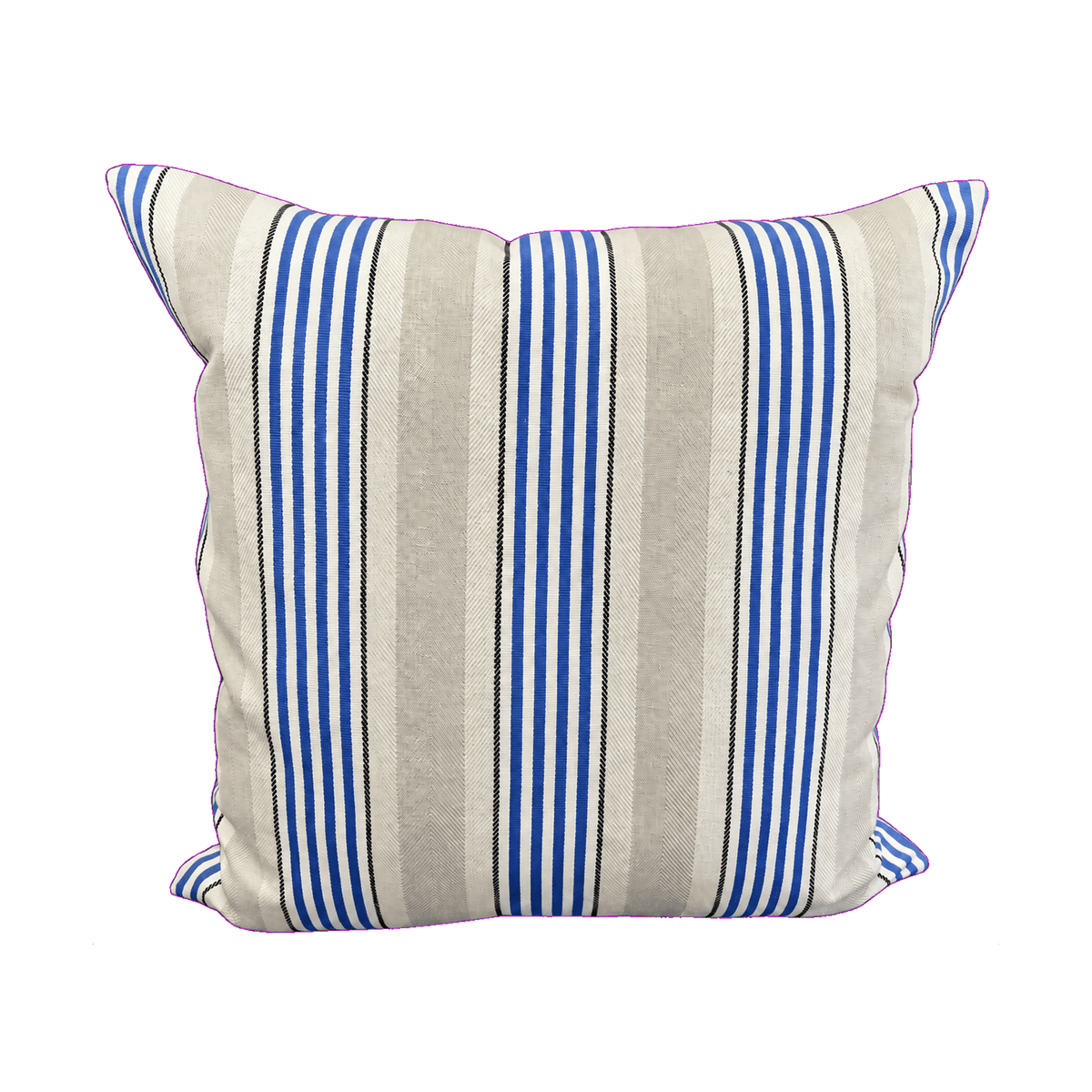 Newport Sand – 24" × 24" Luxury Square Pillow