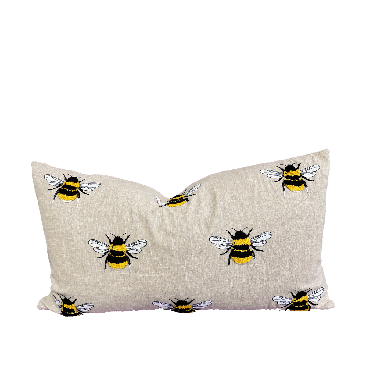 Busy Bee Linen – 24" × 14" Luxury Lumbar Pillow