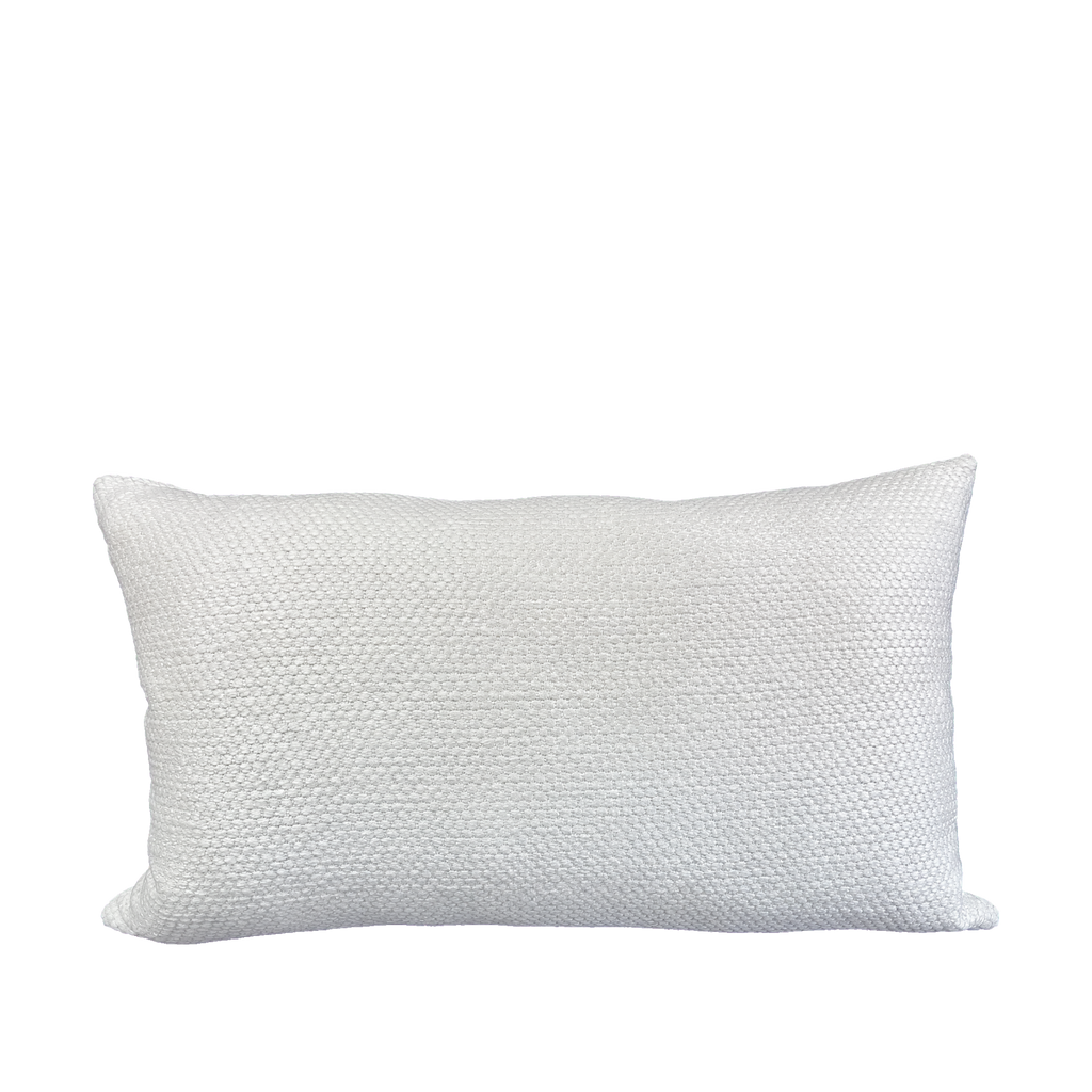 Snow White – 24" × 14" Luxury Lumbar Pillow