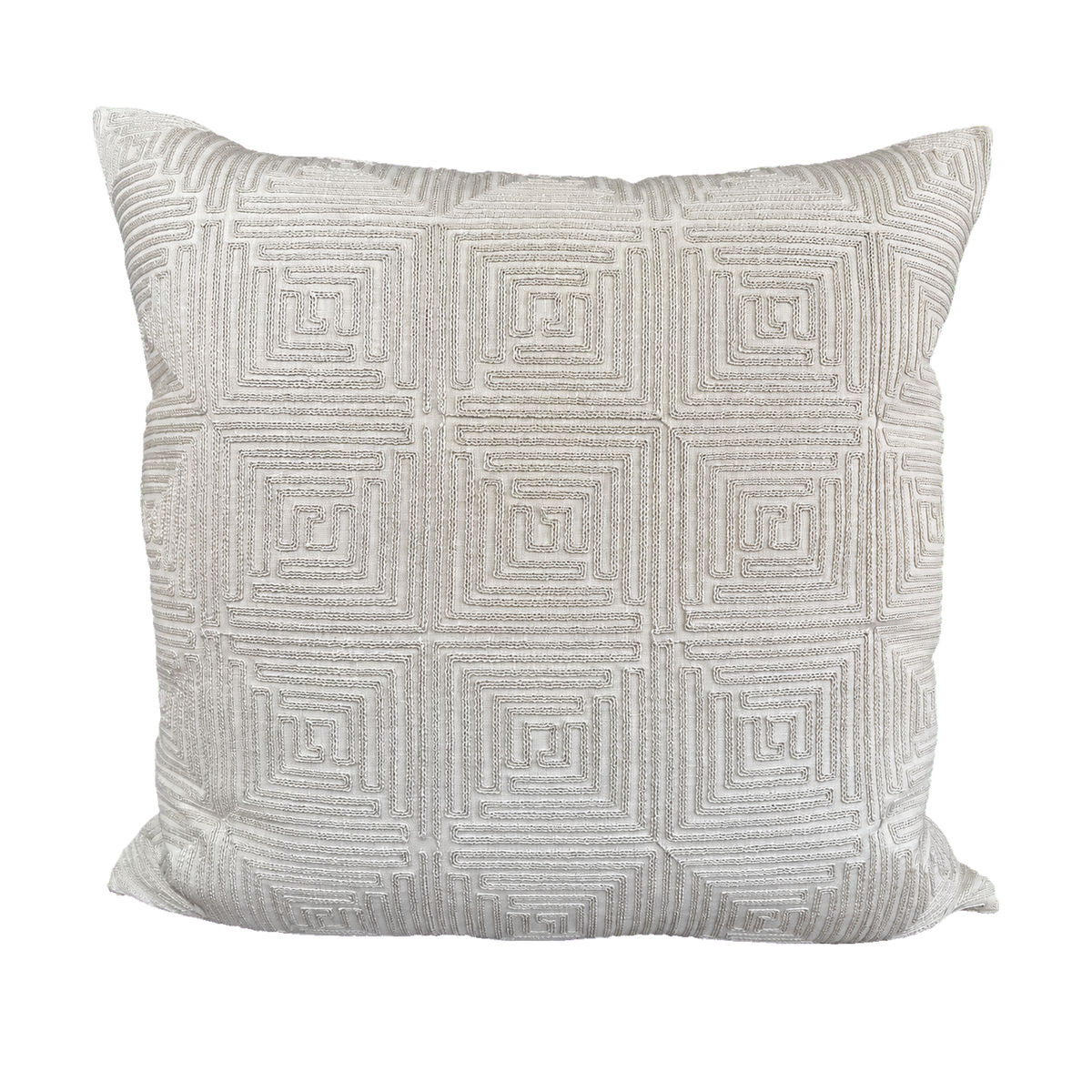 Sand Maze – 24" × 24" Luxury Square Pillow