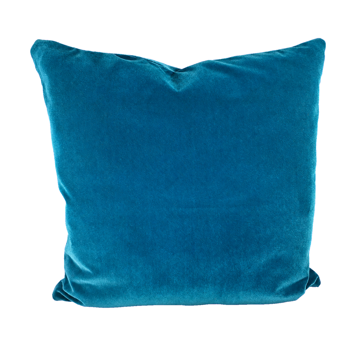 Teal Mohair – 24" × 24" Luxury Square Pillow