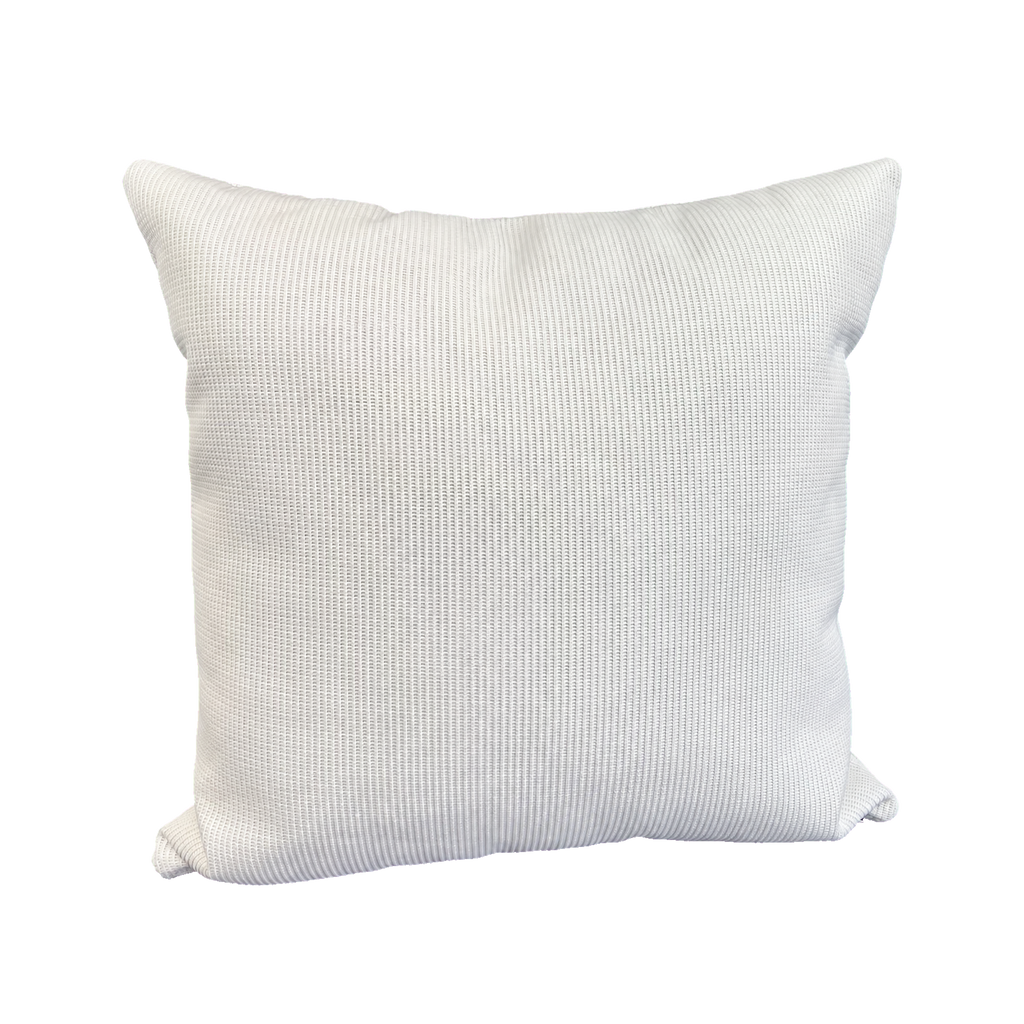 Summer White – 22" × 22" Luxury Outdoor Square Pillow